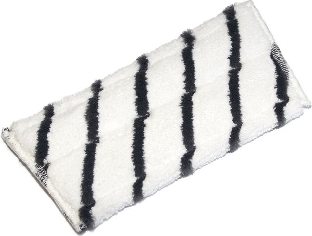 Diversey TASKI Jonmaster Pro Scouring Mop Zebra-Mopp aus Mikrofasern mit Polyesterstreifen in Weiß, 5er Pack - Bild 1