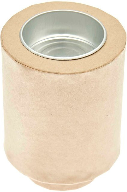 Rico Design Kerzenhalter rund aus Pappmaché für Teelichter Durchmesser: 6 cm, Höhe: 8 cm - Bild 1