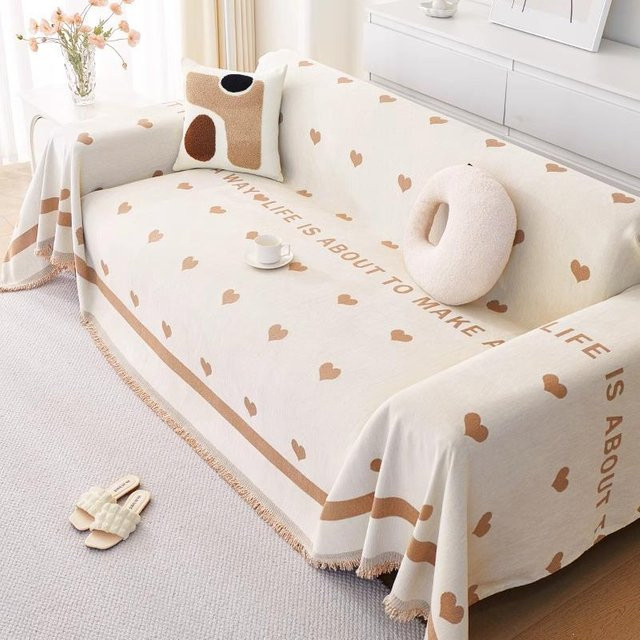 Super Six Sofaüberzug aus Chenille, kratzfester Stoff für alle Jahreszeiten, B/B: 180 x 130 cm - Bild 1