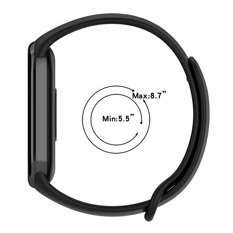 ATOPKEY Silikonarmband für Xiaomi Mi Band 9, 8 und Smart Band 10, Unisex Sportarmband aus Gummi mit NFC-Funktion - Bild 2