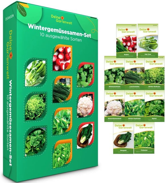 Deine Gartenwelt Wintergemüse Samen-Set mit 10 Sorten - Bild 1