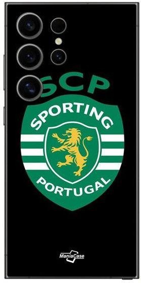 Samsung Galaxy S25 Ultra Schutzhülle SCP Sporting Portugal Design in Schwarz - Bild 1