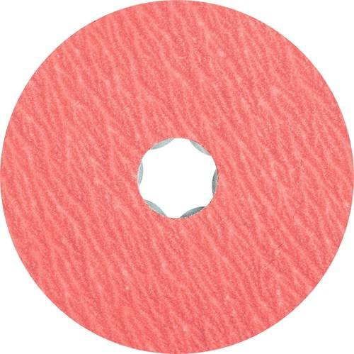 PFERD COMBICLICK Keramikkorn Fiberscheibe für Metall in Rot, Durchmesser: 100 mm - Bild 1