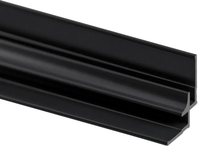 Schulte Eckverbinder für DecoDesign Duschrückwand 210 cm Mattschwarz - Bild 1