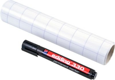 Magic Charts Legamaster Selbstklebende Flipchart-Folien Kariert Weiß, 25 Blatt, B: 200 mm x L: 300 mm - Bild 1