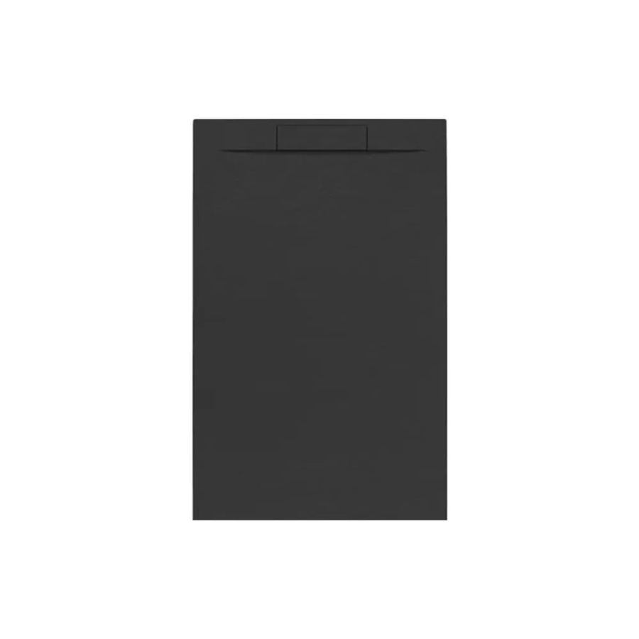 Frascio New Technology Duschwanne Vulcano Line Plus aus Marmoresina in Schwarz, B/T: 130 x 95 cm - Bild 2