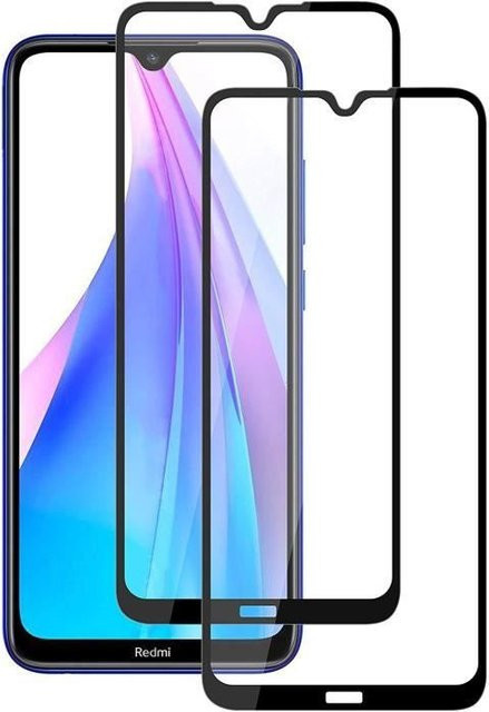 RASENA Schutzfolie aus gehärtetem Glas für Xiaomi Redmi Note 8T, 2 Stück, transparent, 9H Kratzfestigkeit - Bild 1