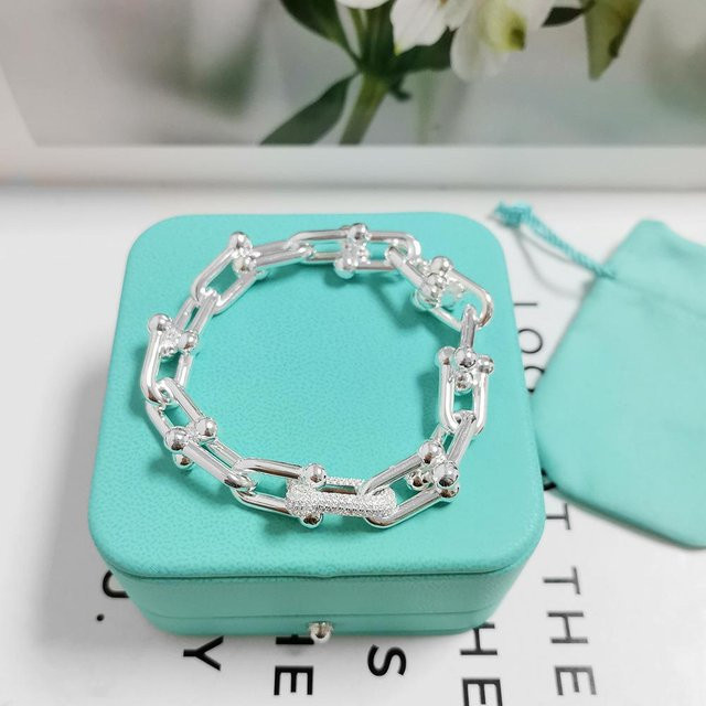 Yiran Jewelry Armband, Zirkon, blue, 18 cm, Damen - Bild 1