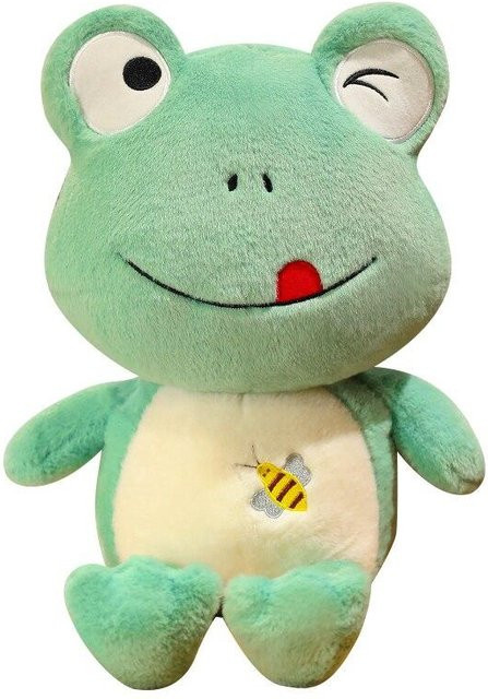 Binchi Keji Travel Frosch, Plüschspielzeug, Plüschkissen, ab 12 Jahren - Bild 1
