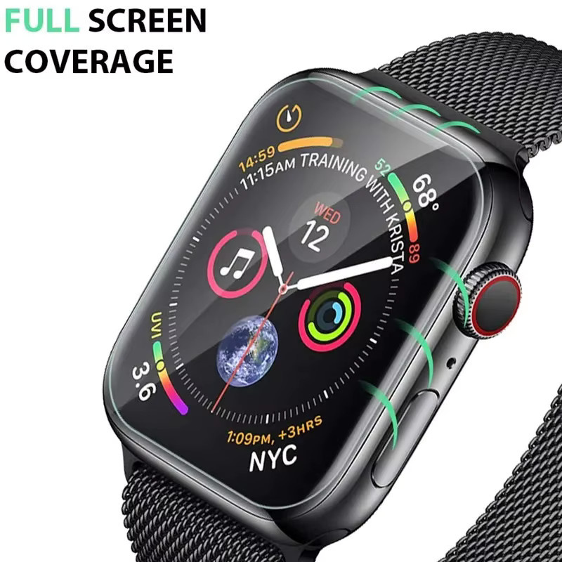 Apple Displayschutzfolie Hydrogel, transparent, Unisex - Bild 5
