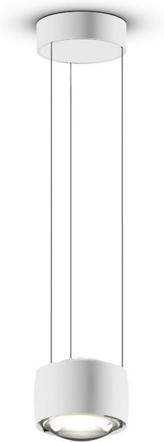 Occhio Sento sospeso up LED-Pendelleuchte in Weiß matt mit Sento D Linse-Ausführung, warmweißes Licht (3000K), höhenverstellbar bis max. 350 cm - Bild 1