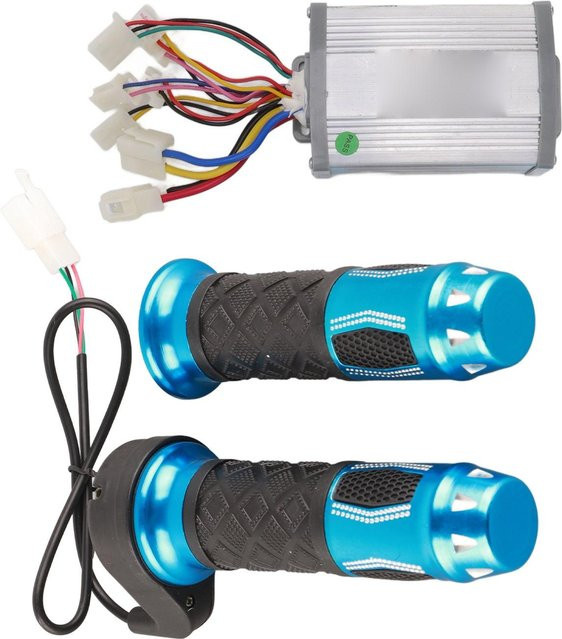 Igeteck Geschwindigkeitsregler mit Gasgriff für 24V 800W Bürstenmotoren von Elektro-Rollern, Dreirädern und Fahrrädern in Weiß - Bild 1