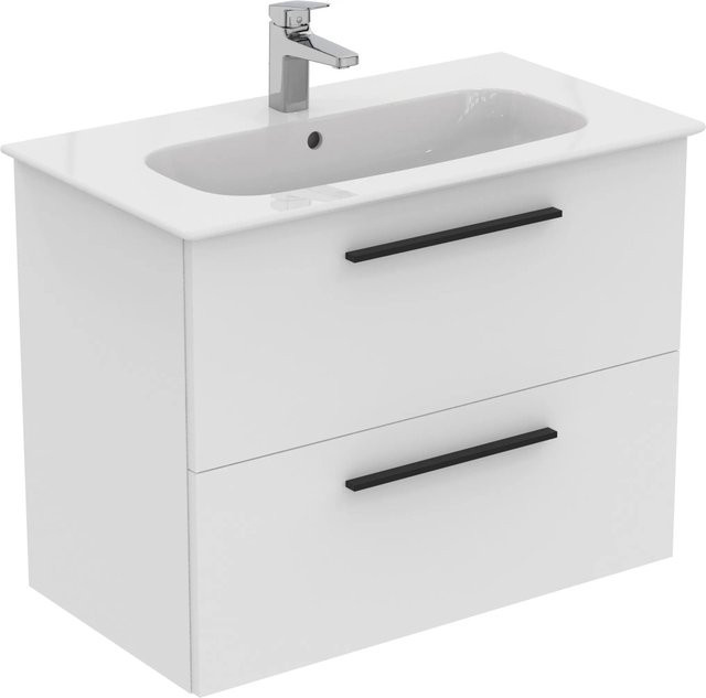 Ideal Standard Einzelwaschtisch i.life A in Weiß Hochglanz mit Softclose, Breite: 70 cm - Bild 1
