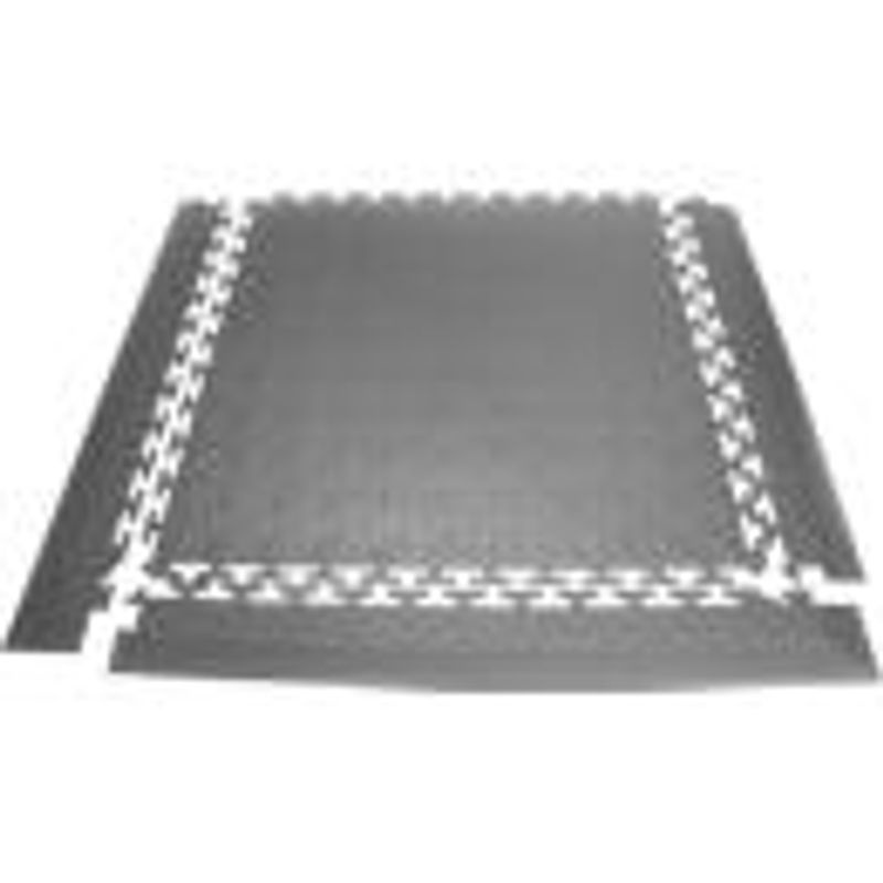 Küpper Randleiste Tough Lock und Tough Lock Eco für Bodenfliesen ohne Ecke, Breite: 50 cm, Schwarz und Grau - Bild 3