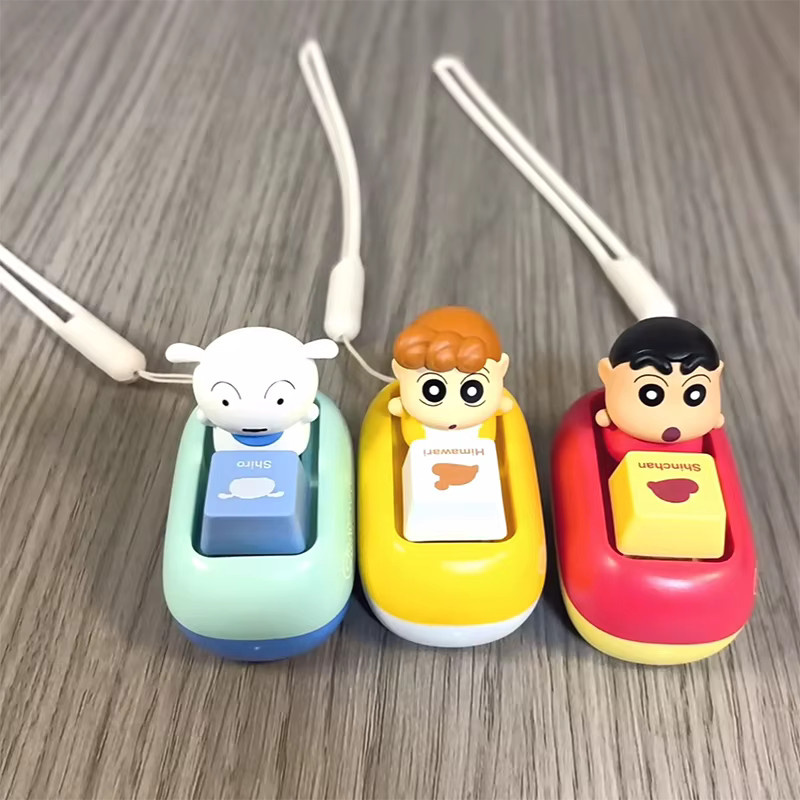 52TOYS Crayon Shinchan Tastatur-Keycap Blind Box Sammelfigur, Bunt - Bild 4