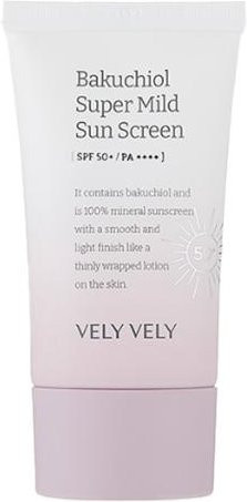 VELY VELY Bakuchiol Sonnenschutz SPF 50+, 50 ml, Empfindliche Haut - Bild 1
