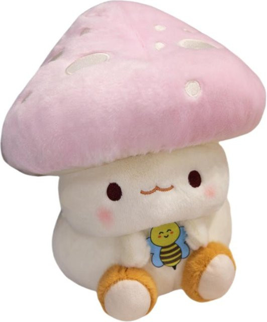 Yiran toy Pilz Plüschpuppen, Stofftiere, 30cm, pink - Bild 1