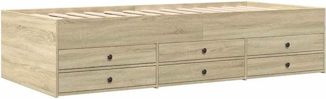 vidaXL Tagesbett mit Schubladen in Sonoma-Eiche, B/T/H: 101,5 x 203,0 x 45,5 cm - Bild 1