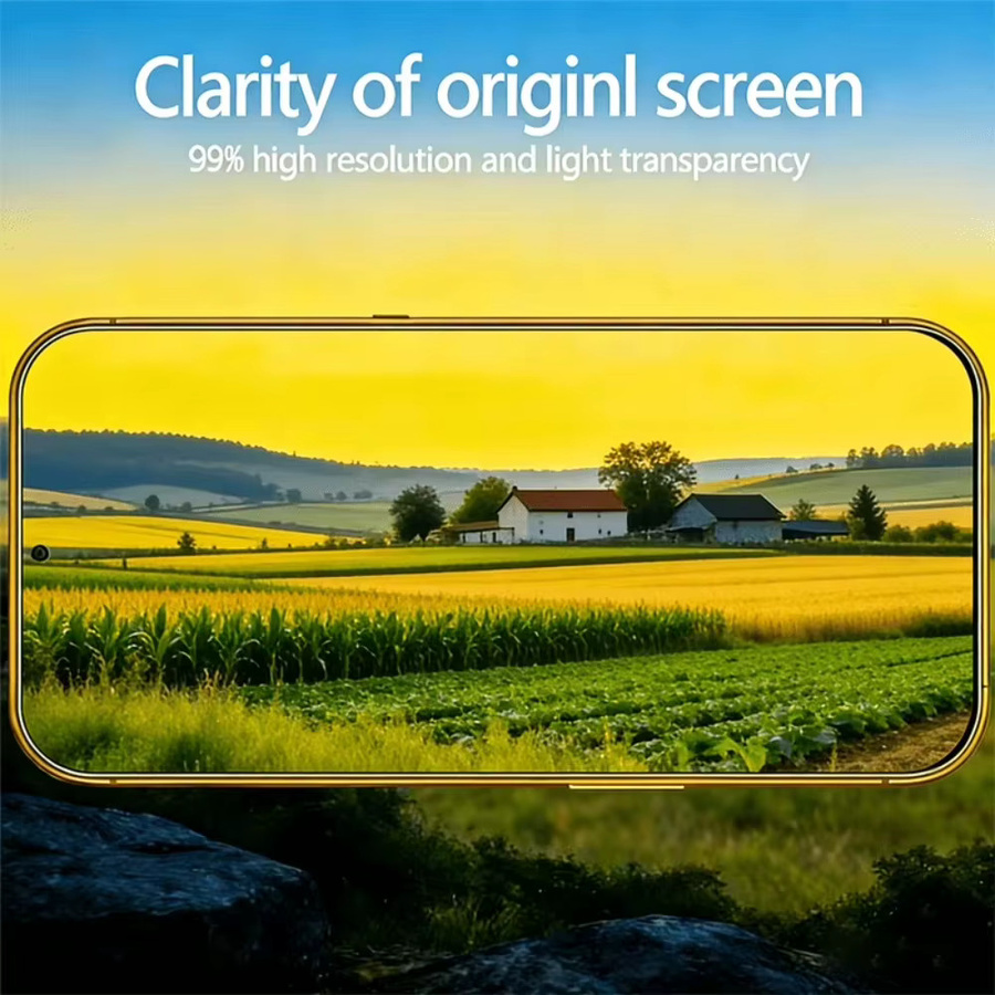 3er-Pack Hochtransparentes HD- und Sichtschutz-Panzerglas für Samsung Galaxy S26 S25 S24 S23 S22 Ultra und S25+ S24+ S23+ S22+ in Transparent - Bild 5
