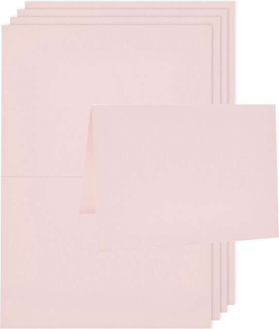 Rico Design Paper Poetry Luxury Karten B6 Rosa - Bild 1