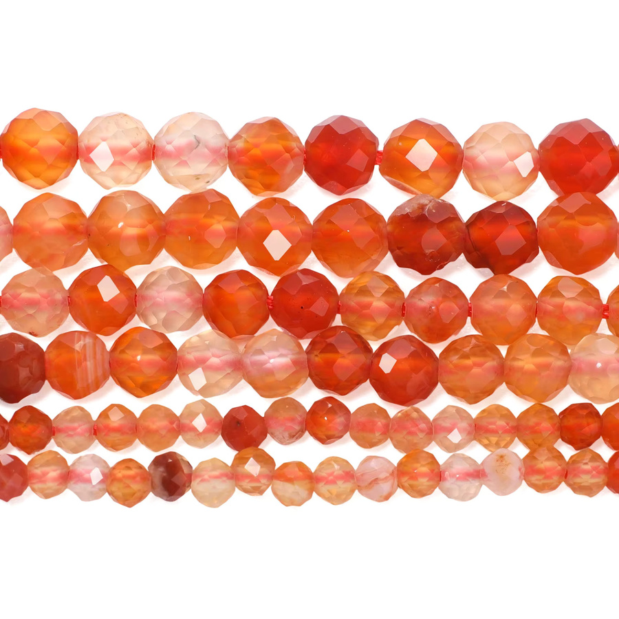 xilitata Edelsteinperlen Sardonyx-Achat, bunt, Unisex, 15'' - Bild 4