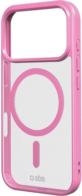 Apple iPhone 17 Pro Case mit farbigen Rändern und MagSafe Kompatibilität in Pink - Bild 1