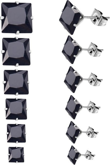 Luxusteel Ohrstecker Edelstahl, Kristall, Damen - Bild 1