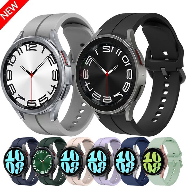 No Laps Uhrenarmband Silikon, Schwarz, Unisex - Bild 1