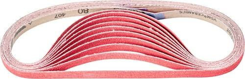 PFERD Keramikkorn Schleifband CO-COOL 80 für Edelstahl, Körnung 80, B: 12 mm, L: 610 mm, 100 Stück - Bild 1