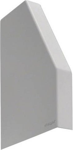 Hager Endstück L22367030 in Grau, B: 110 mm, H: 80 mm - Bild 1