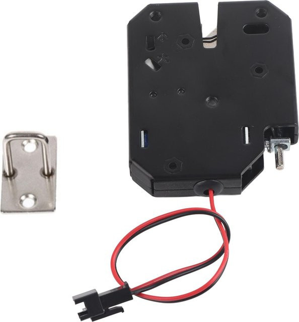 Elektromagnetisches Schaltschrankschloss aus Kohlenstoffstahl mit DC 12V 2A Riegel in Schwarz oder Weiß - Bild 1