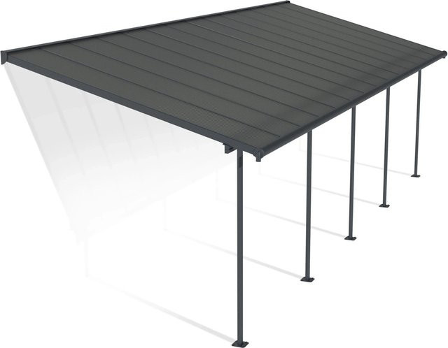 Canopia Terrassenüberdachung Capri in Anthrazit Grau mit Polycarbonat-Dach, B/T: 851 x 300 cm - Bild 1