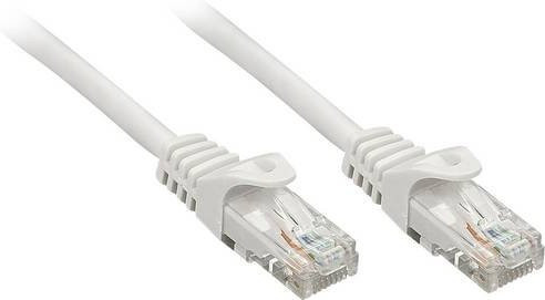 Lindy RJ45 Patchkabel CAT 5e U/UTP Ethernet LAN Grau 1,0 m (50er Pack) - Bild 1