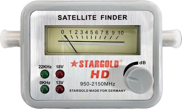 Tuoying GPS Satellitenpositionierungs-Ausrichtungswerkzeug mit 4 Indikatorleuchten zur Einstellung der Signalstärke in Weiß und Grau - Bild 1