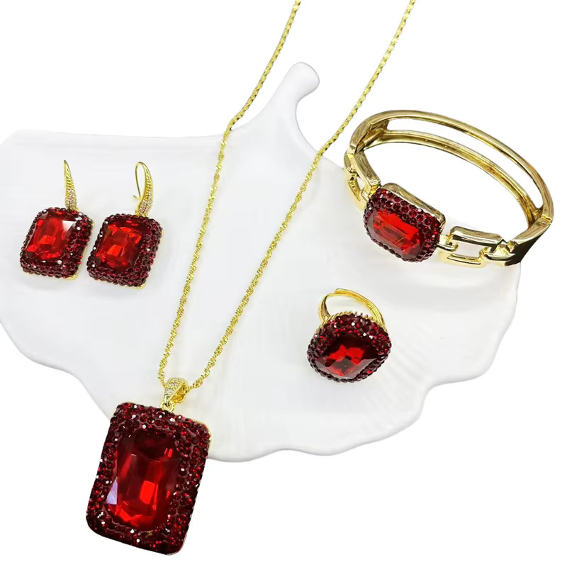 mutu Schmuckset, Kristall, Zirkonia, Gold, Damen - Bild 2