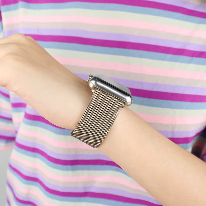 Uhrenarmband Milanaise Edelstahl, Silber, Unisex - Bild 2