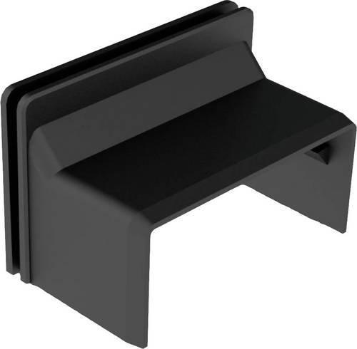 KOPOS 8639_FB Kabelkanal Durchführungsstück Schwarz B: 40 mm, H: 20 mm - Bild 1