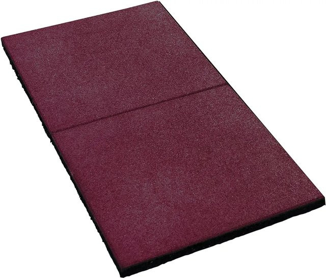 Karibu Fallschutzmatte Rot, B/H/L: 50 x 2,5 x 50 cm - Bild 1