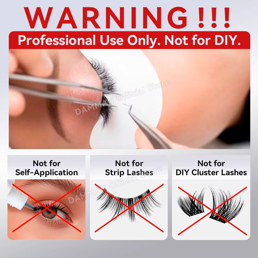 Damman Wimpernkleber für Extensions, 5 ml, schnelltrocknend - Bild 2