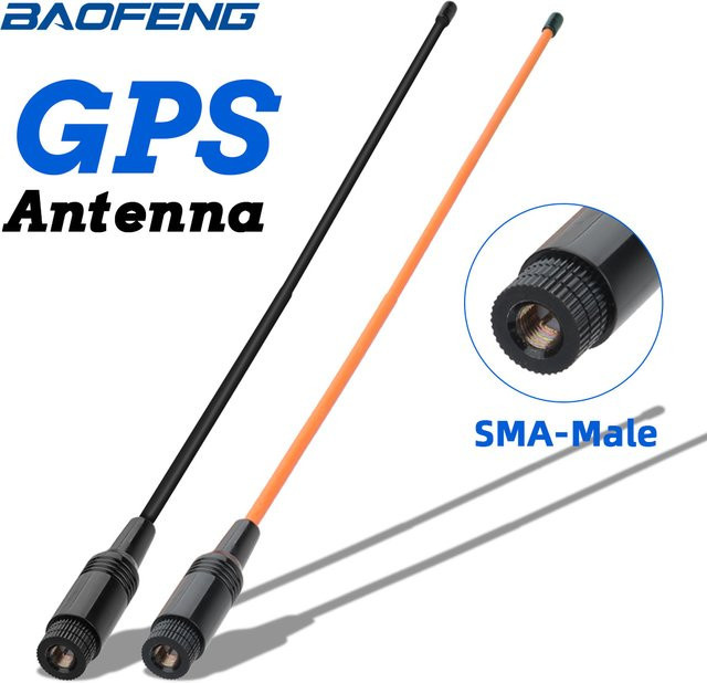 Flexible GPS 771 Antenne mit SMA-Stecker in Schwarz für Garmin Alpha 100 200 Astro 220 320 430 Handheld GPS, Länge: 38 cm - Bild 1