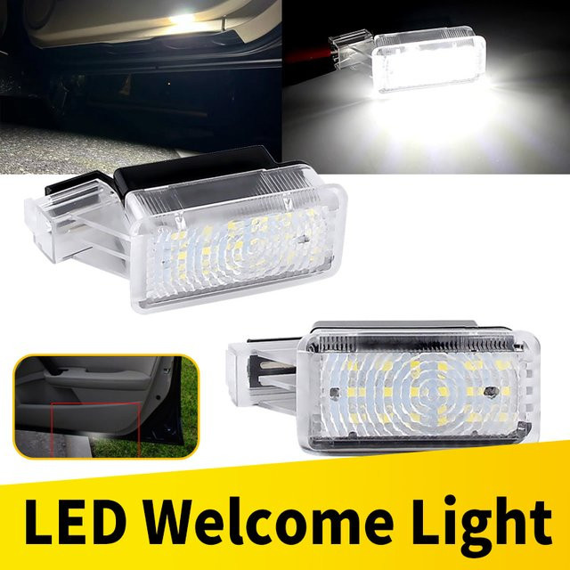 APMATAUTO LED Courtesy Light White für Acura MDX ab 2007, RLX ab 2014, TL, TLX und ZDX, 2 Stück - Bild 1