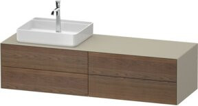 Duravit Waschtischunterschrank White Tulip in White, Breite: 160 cm, Tiefe: 55 cm, Höhe: 40,8 cm - Bild 1