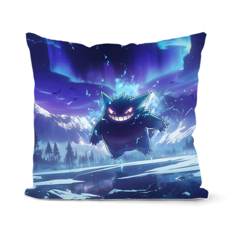 Bandai Pokemon Battle Arena Anime Plüsch-Kissenbezug, quadratisch, B/B: 30 x 30 cm - Bild 7