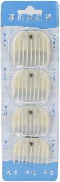 ZuiyouBeauty Schutzkämme für Haartrimmer, 4 Stück, White, Unisex - Bild 1