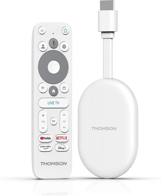 Thomson 150 Go Cast Streaming Dongle in Weiß mit 4K UHD und HDMI - Bild 1