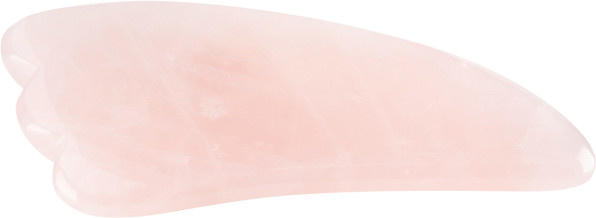 Sophie's Garden Gua Sha Massage Stein, Rose Quartz, Pink, Gesicht - Bild 1