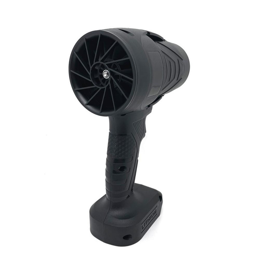 Handheld Jet Fan Schwarz mit hoher Windkraft und Lithium-Akku - Bild 6