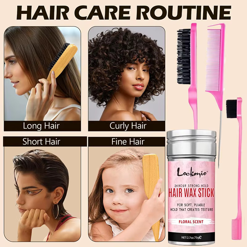 XMSJ Stylingwachs Anti-Frizz Paste für Damen, strapaziertes Haar - Bild 4