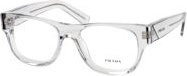 Prada PR D08VU Korrektionsbrille, Quadratisch, Vollrand, Kunststoff, transparent, Herren - Bild 1