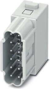 Phoenix Contact Kontakteinsatzmodul HC-M-12PT-M 12-polig Push-in 250V 10A in Weiß - Bild 1